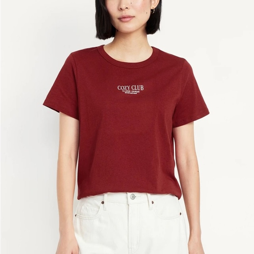 Old Navy Cozy Club ‘Telluride’ Tee Size Medium